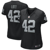 Ronnie Lott Las Vegas Raiders Women's Game Retired Player Jersey Black - Nike