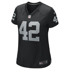 Ronnie Lott Las Vegas Raiders Women's Game Retired Player Jersey Black - Nike