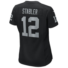 Ken Stabler Las Vegas Raiders Women's Game Retired Player Jersey Black - Nike