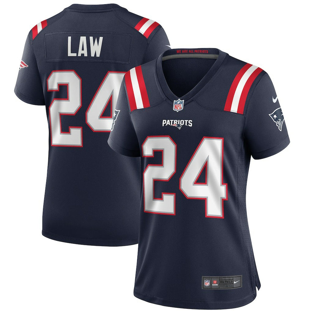 Ty Law New England Patriots Women's Game Retired Player Jersey Navy - Nike