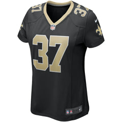 Steve Gleason New Orleans Saints Women's Game Retired Player Jersey Black - Nike
