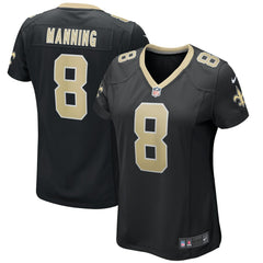 Archie Manning New Orleans Saints Women's Game Retired Player Jersey Black - Nike