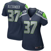 Shaun Alexander Seattle Seahawks Women's Game Retired Player Jersey College Navy - Nike