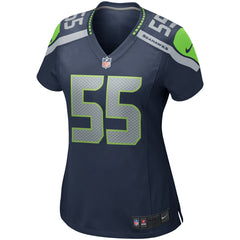 Brian Bosworth Seattle Seahawks Women's Game Retired Player Jersey College Navy - Nike