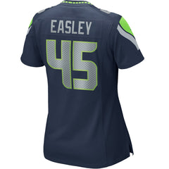 Kenny Easley Seattle Seahawks Women's Game Retired Player Jersey College Navy - Nike
