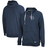 Tennessee Titans New Era In Season Hoodie Full-Zip Jacket Heathered Navy - NFL