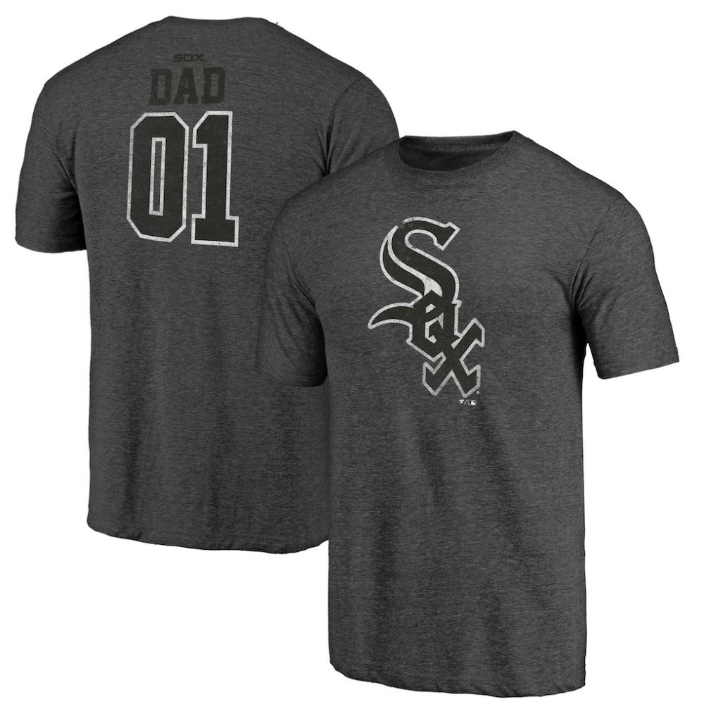 Chicago White Sox Father's Day Greatest Dad Tri-Blend T-Shirt Near Me