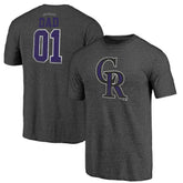 Colorado Rockies Father's Day Greatest Dad Tri-Blend T-Shirt Clearance