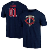Minnesota Twins Father's Day Greatest Dad Tri-Blend T-Shirt Sale