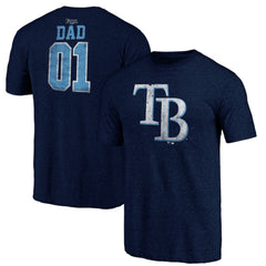 Tampa Bay Rays Father's Day Greatest Dad Tri-Blend T-Shirt for sale