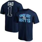 Tampa Bay Rays Father's Day #1 Dad T-Shirt Online
