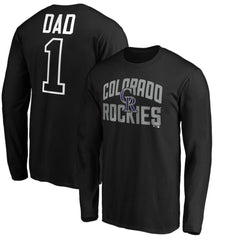 Colorado Rockies Father's Day #1 Dad Long Sleeve T-Shirt Online