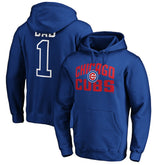 Chicago Cubs Father's Day #1 Dad Pullover Hoodie Lifestyle