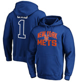New York Mets Father's Day #1 Dad Pullover Hoodie Clearance
