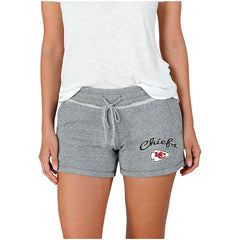 Kansas City Chiefs Concepts Sport Women's Mainstream Terry Shorts Gray - NFL
