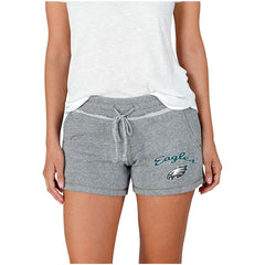 Philadelphia Eagles Concepts Sport Women's Mainstream Terry Shorts Gray - NFL