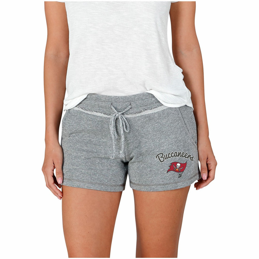 Tampa Bay Buccaneers Concepts Sport Women's Mainstream Terry Shorts Gray - NFL