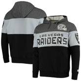 Las Vegas Raiders Starter Extreme Fireballer Pullover Hoodie Heathered Gray/Silver - NFL