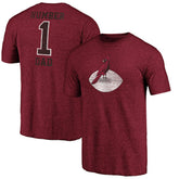 Arizona Cardinals #1 Dad Team Logo T-Shirt Cardinal - NFL