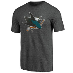 San Jose Sharks - Greatest Dad Tri-Blend T-Shirt Charcoal