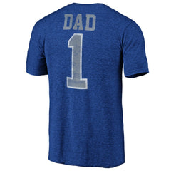Toronto Maple Leafs - Greatest Dad Tri-Blend T-Shirt Blue