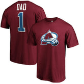 Colorado Avalanche - #1 Dad T-Shirt Burgundy
