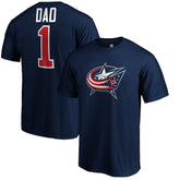 Columbus Blue Jackets - #1 Dad T-Shirt Navy