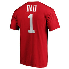 Detroit Red Wings - #1 Dad T-Shirt Red