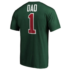 Minnesota Wild - #1 Dad T-Shirt Green