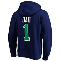 Vancouver Canucks - #1 Dad Pullover Hoodie Blue