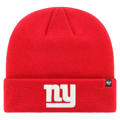 New York Giants '47 Secondary Basic Cuffed Knit Hat Red - 47 brand