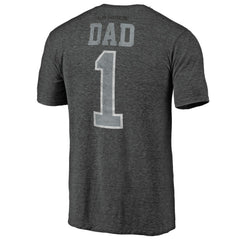 Los Angeles Kings - Greatest Dad Tri-Blend T-Shirt Charcoal