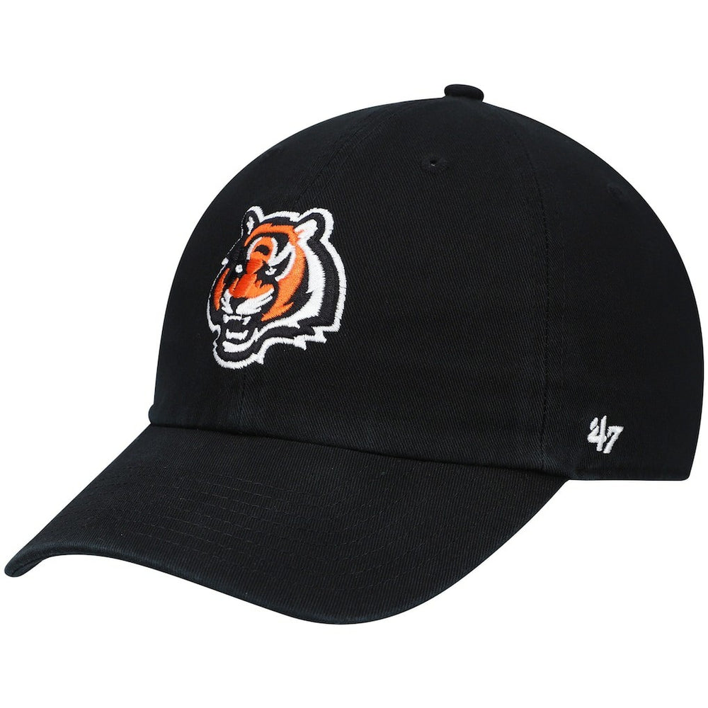 Cincinnati Bengals '47 Clean Up Alternate Adjustable Hat Black - 47 brand