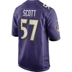Bart Scott Baltimore Ravens Game Retired Player Jersey Purple - Nike
