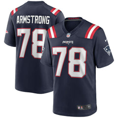 Bruce Armstrong New England Patriots Game Retired Player Jersey Navy - Nike
