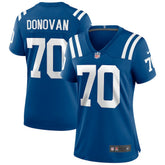 Art Donovan Indianapolis Colts Women's Game Retired Player Jersey Royal - Nike