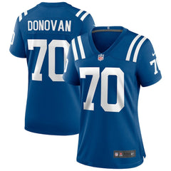 Art Donovan Indianapolis Colts Women's Game Retired Player Jersey Royal - Nike