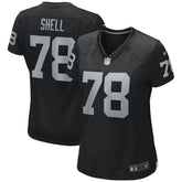 Art Shell Las Vegas Raiders Women's Game Retired Player Jersey Black - Nike