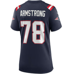 Bruce Armstrong New England Patriots Women's Game Retired Player Jersey Navy - Nike