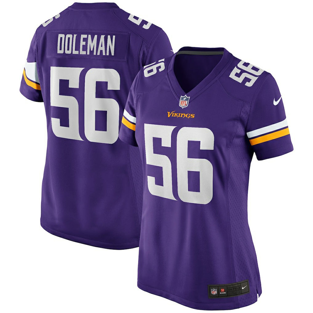 Chris Doleman Minnesota Vikings Women's Game Retired Player Jersey Purple - Nike