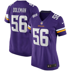 Chris Doleman Minnesota Vikings Women's Game Retired Player Jersey Purple - Nike