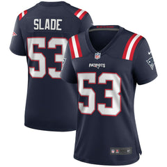 Chris Slade New England Patriots Women's Game Retired Player Jersey Navy - Nike