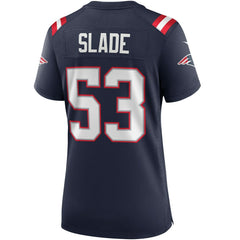 Chris Slade New England Patriots Women's Game Retired Player Jersey Navy - Nike