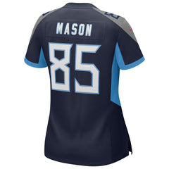 Derrick Mason Tennessee Titans Women's Game Retired Player Jersey Navy - Nike