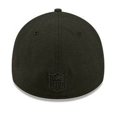 Atlanta Falcons New Era Black On Black Alternate Logo 39THIRTY Flex Hat - NFL