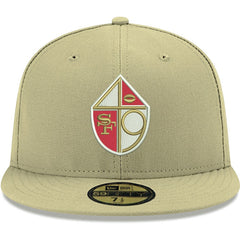 San Francisco 49ers New Era Omaha Throwback 59FIFTY Fitted Hat Gold - NFL