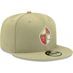 San Francisco 49ers New Era Omaha Throwback 59FIFTY Fitted Hat Gold - NFL