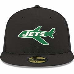 New York Jets New Era Omaha Throwback 59FIFTY Fitted Hat Black - NFL