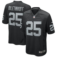 Fred Biletnikoff Las Vegas Raiders Game Retired Player Jersey Black - Nike