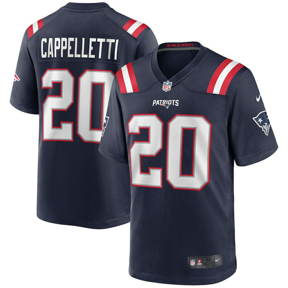 Gino Cappelletti New England Patriots Game Retired Player Jersey Navy - Nike